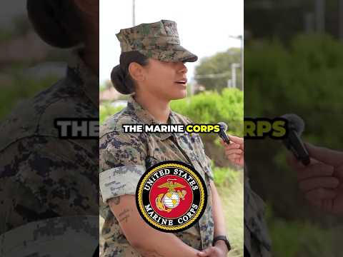 She left the Army to join the Marine Corps 🤯😤