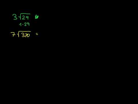 Wurzelziehen und teilweises Wurzelziehen