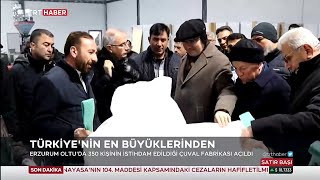 Oltu Çuval Fabrikası TRT Haber'de..