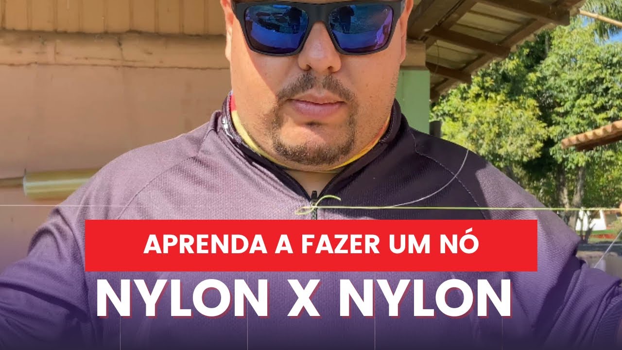 COMO FAZER UM NÓ DE EMENDAR NYLON COM NYLON PARA PESCARIA
