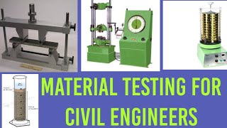 material testing for civil engineering field