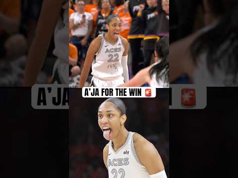 A’ja puts the Aces up 3-0 in the Finals 🔥
