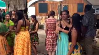 White girls dance to Castro & Sarkodie Adonai song.