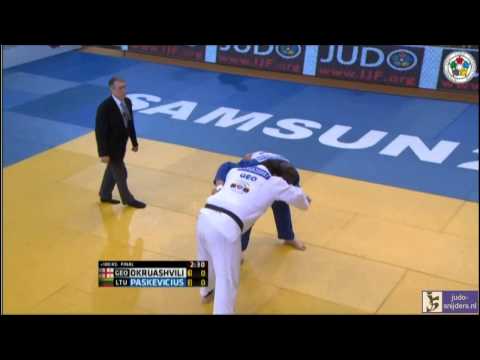Judo 2014 Grand Prix Samsun: Okruashvili (GEO) - Paskevicius (LTU) [+100kg] final