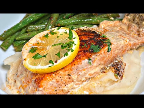 Salmon In Lemon Cream Sauce 🔥🔥🔥 | How To Make Salmon