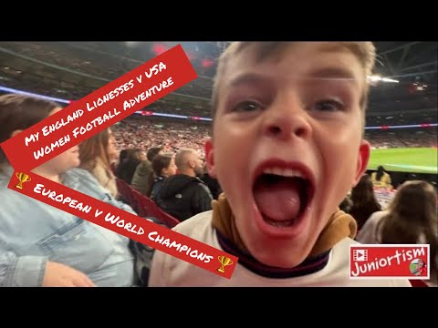 Juniortism - My England Lionesses v USA Women Football Adventure - 🏆 European v World Champions 🏆