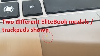FIX HP EliteBook laptop TouchPad TrackPad not working all of a sudden 2 types of MousePads shown