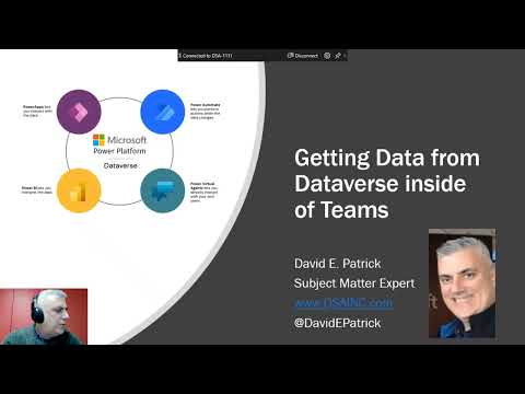 Getting Data from Dataverse inside of Teams - David Patrick