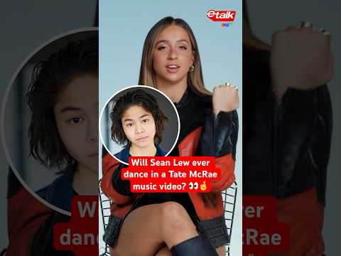 Will Sean Lew ever dance in a Tate McRae music video? 👀🤞 #TateMcRae #SeanLew #interview #dance
