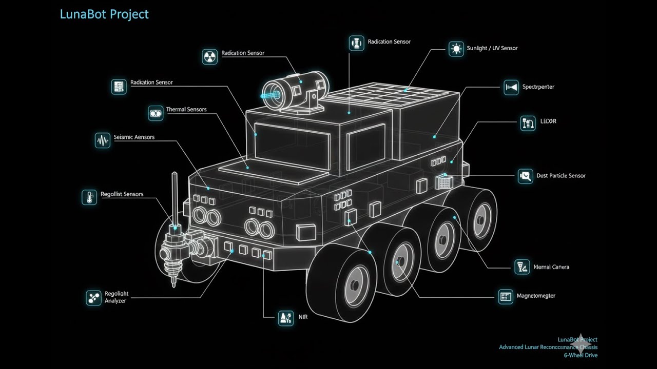 LunaBot: Autonomous Navigation Robot for Lunar Habitats