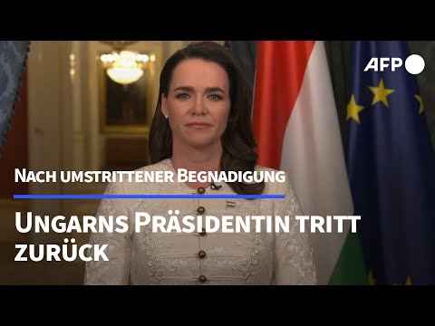 Umstrittene Begnadigung: Ungarns Präsidentin tritt zurück | AFP
