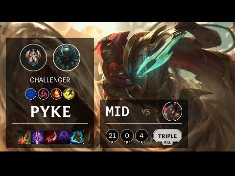 Pyke Mid vs Twisted Fate - EUW Challenger Patch 10.16