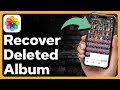 How To Recover A Deleted Shared Album