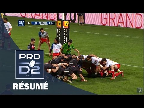 PRO D2 - Résumé Lyon-Aurillac: 38-3 - J20 - Saison 2015/2016