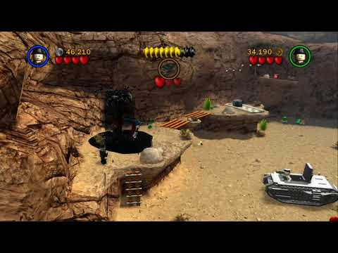 LEGO Indiana Jones: The Original Adventures 100% Guide #17 - Desert Ambush (All Collectibles/R2-D2)