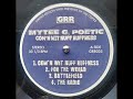 Mytee G Poetic Com N Wit Nuff Ruffness