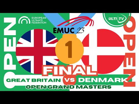 Great Britain (GBR) vs Denmark (DEN) —🥇 GOLD MEDAL 🥇—  OPEN GRAND MASTERS — EMUC 2023 Bologna, Italy