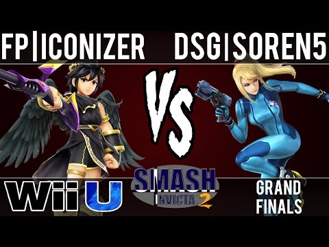 Smash na Invicta 2 - Grand Finals - FP | Iconizer (Dark Pit) VS DSG | Soren5 (Zero Suit Samus,Sheik)