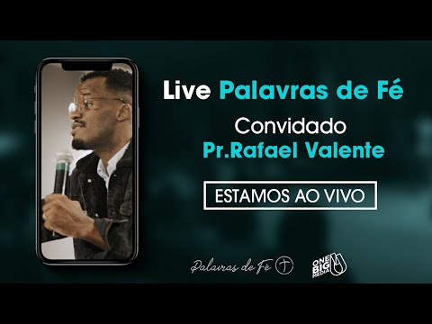 Ao vivo com Pr.Rafael Valente | Palavras de Fé