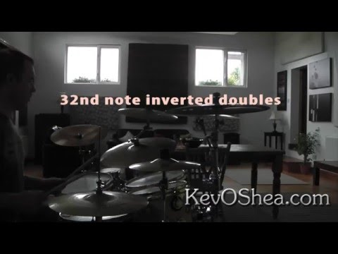 ★ Advanced Drum Lesson ★ 32nd note Inverted Doubles