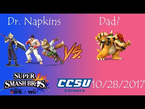 Riptide 3 - Smash 4 - (Winners Finals) Dr. Napkins (Cloud, Ryu, Fox) vs Dad? (Bowser)