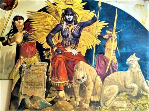 QUEEN CALIFIA THE BLACK AMAZONIAN QUEEN OF THE ISLAND OF CALIFORNIA WHO COMMANDED GRIFFINS*