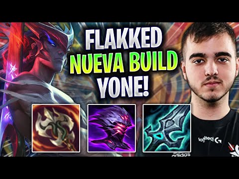 FLAKKED PROBANDO NUEVA BUILD DE YONE! - HRTS Flakked Juega Yone ADC vs Ezreal! | Preseason 2023