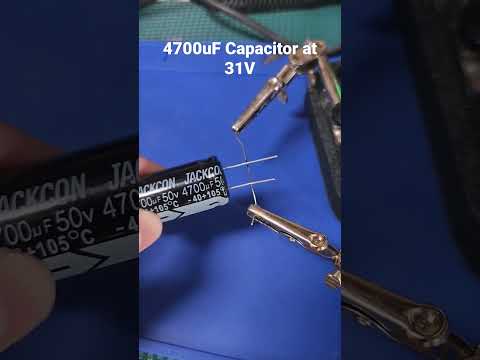 4700uF capacitor discharge @ 31V