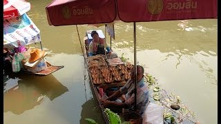 preview picture of video 'Amphawa Floating Market, Samut Songkhram, Thailand. ( 3 )'