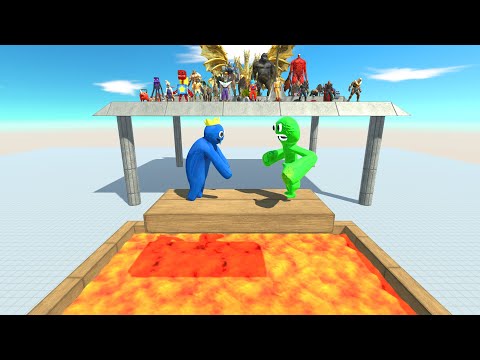 Creepy Monster Fighting On Lava Pool | Who is The Survivor? - ARBS