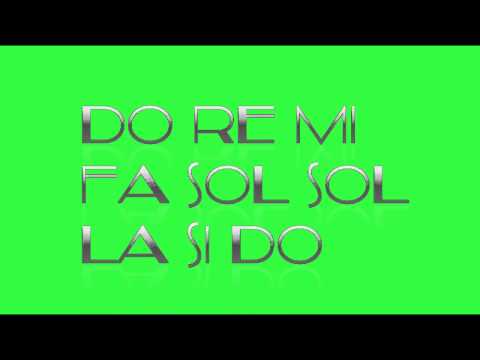 Video karaoke della canzone La scala delle note