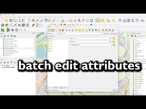 Batch Edit Attributes in QGIS (Multi-Edit Mode Explained) | burdGIS