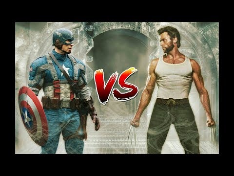 Captain America Vs Wolverine Epic Chase Battle - Who will Win a Fight? Fan Made