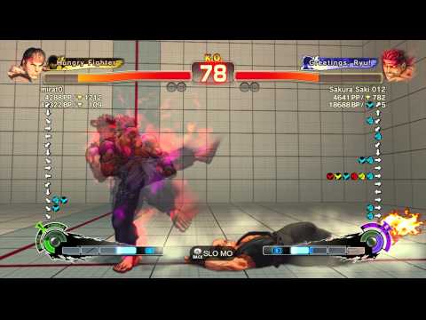 SSFIVAE~ Evil Ryu (Sakura Saki 012) vs.  Ryu (mirat0) HD
