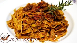 536 - Tagliatelle al sugo di colombaccio...godo quando me le faccio! (primo di terra Natale 2018)