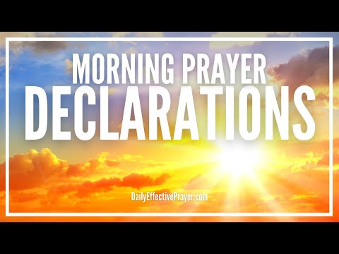 Morning Prayer Declarations | Command Your Morning Prayer Video