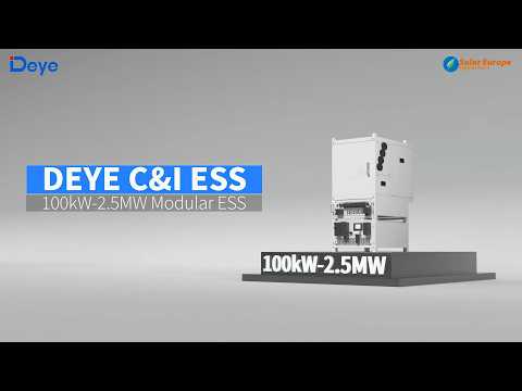 Deye C&I ESS 100 кВт – 2.5 МВт: модульна система накопичення енергії