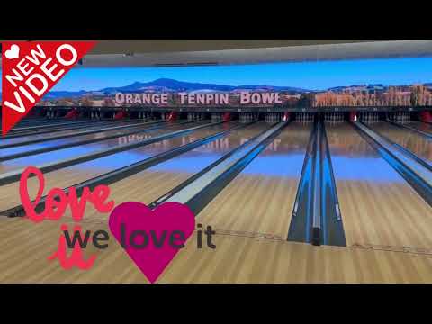 Orange Tenpin Bowl
