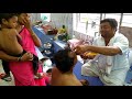 Bald Shaving Men In Hindu Vishnu Temple In Visakhapatnam
