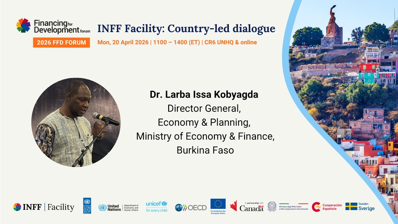 Dr Kobyagda, Director General, Economy & Planning, Ministry of Economy & Finance, Burkina Faso