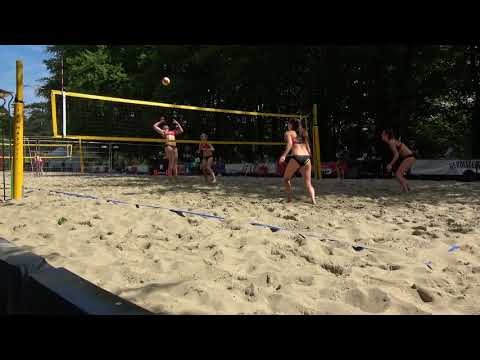 20180512 beachvolley brussel: lore van den vonder annelies stokbroekx vs lambrechts vanbelle