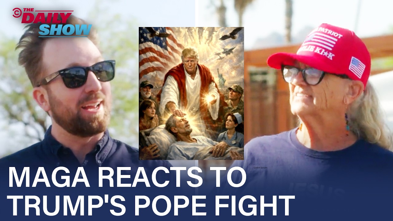 Jordan Klepper Gets MAGA's Take on the Iran War & Trump's War with the Pope | The Daily Show