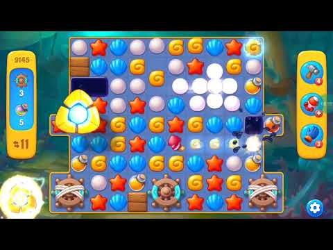Fishdom Easy Level 9145 (with full seashell) @choraelmin