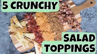 5 crunchy salad toppings | Cravings Journal