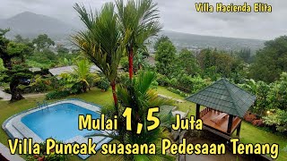 Download lagu Villa Puncak, Suasana Pedesaan Tenang || Mulai 1,5 Juta, Private Pool || Villa Hacienda Elita mp3 Download lagu Villa Puncak, Suasana Pedesaan Tenang || Mulai 1,5 Juta, Private Pool || Villa Hacienda Elita mp3
