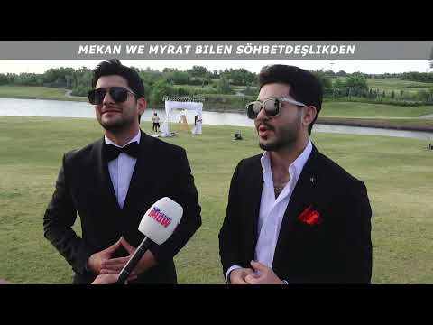 MYRAT ÖWEZOW WE MEKAN SARYÝEW/YEKSHENBE SHOW/ SAHNA ARKASY