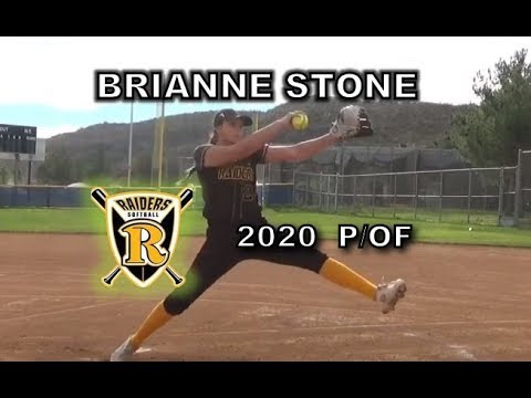 2020 Brianne Stone Pitcher and Outfield Softball Skills Video