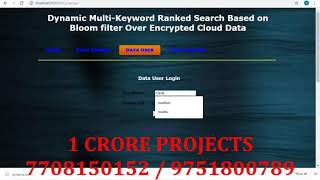 Dynamic Multi Keyword Ranked Search Based on Bloom Filter Over Encrypted Cloud Data