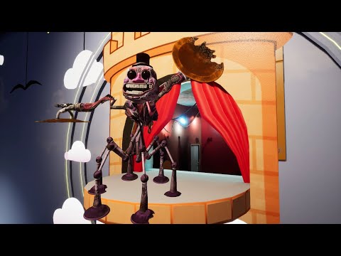 DJ Music Man comes out of Sun's room and jumpscares Gregory - FNAF: Security Breach