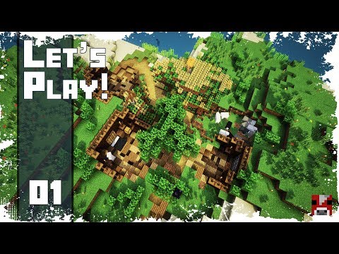 Minecraft Timelapse - SURVIVAL LET'S PLAY - Ep. 01 - Getting Started! (WORLD DOWNLOAD)